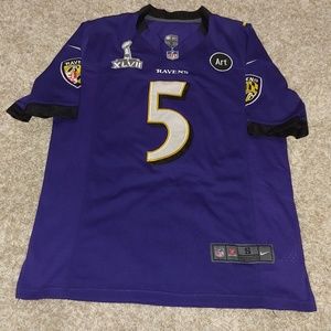 Joe Flacco Baltimore Ravens home jersey - mint